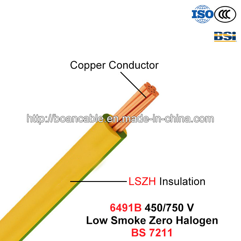 6491b, House Wiring, Electric Wire, 450/750 V, Cu/LSZH (LS0H) Cable (BS 7211)