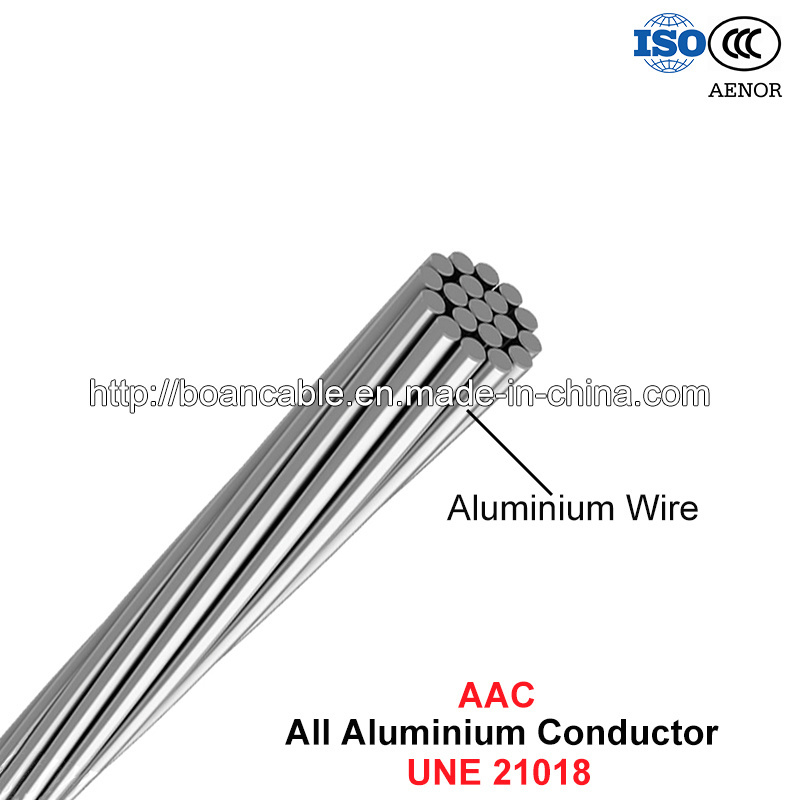  AAC Conductor, todos los conductores de aluminio (UNE 21018)