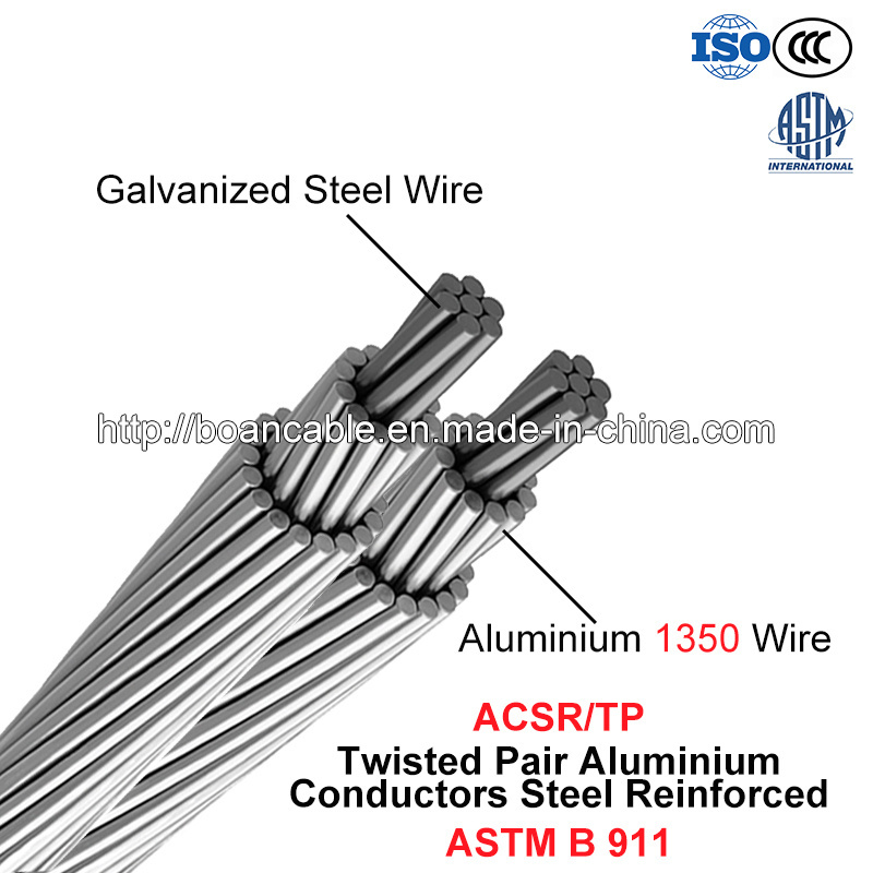 ACSR/Tp, ACSR Twisted Pair Conductor (ASTM B 911)
