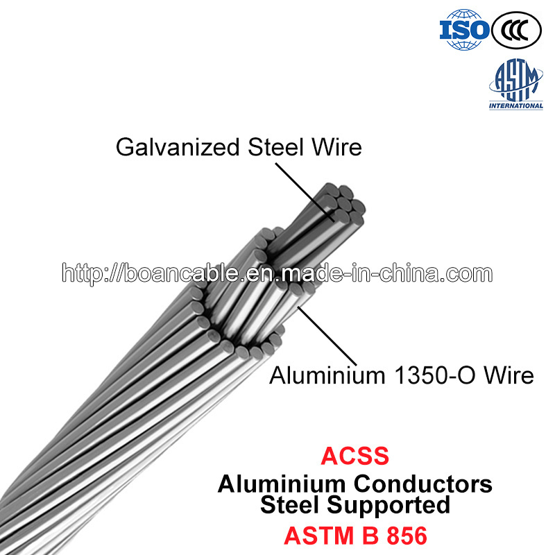  Acss, condutores de alumínio (com suporte de aço ASTM B 856)