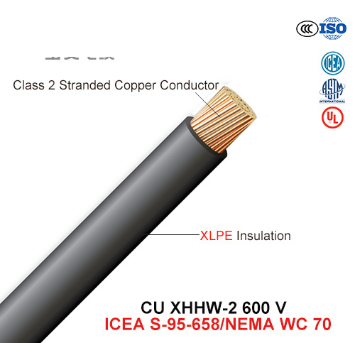 Cu Xhhw-2, Building Wire, 600 V, Cu/XLPE (UL44/ICEA S-95-658/NEMA WC70)