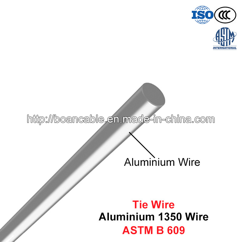  Attacher le fil, fil 1350 en aluminium solide (ASTM B 609)