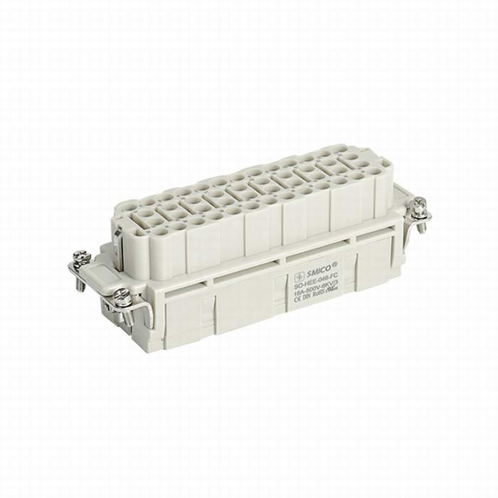 
                                 46pin macho conector rectangular para Servicio Pesado Hee-046 Conector industriales pesadas 09320463001                            