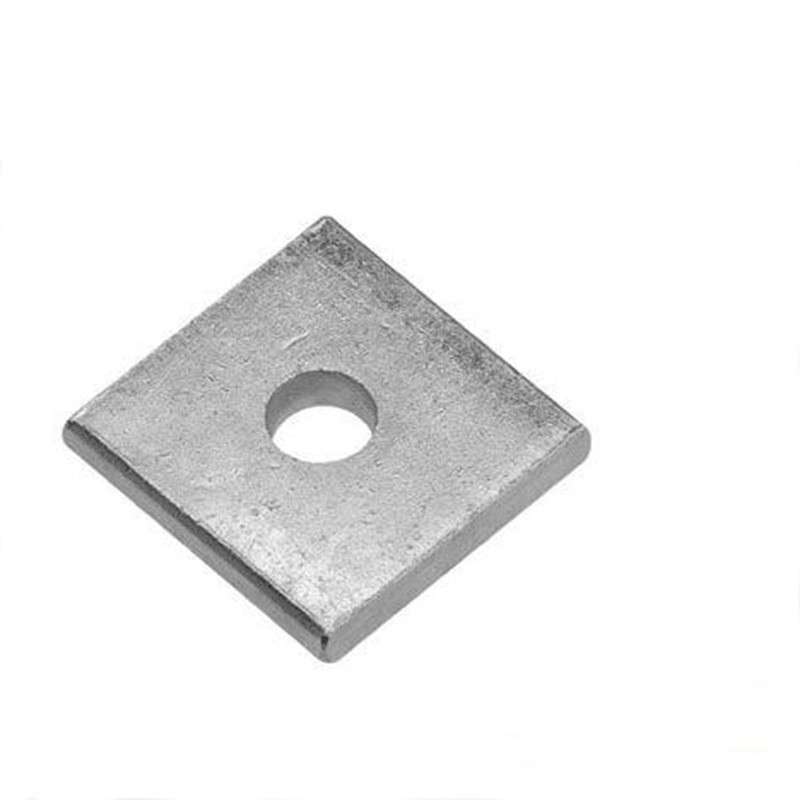 Rondelle carrée en acier galvanisé, plaque carrée, le lien Accessoires matériels