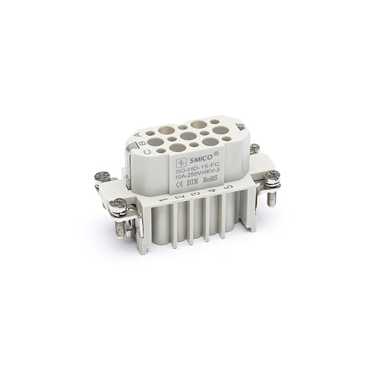  HD-015-FC 15 Pinos do conector de máquinas automáticas para fins industriais