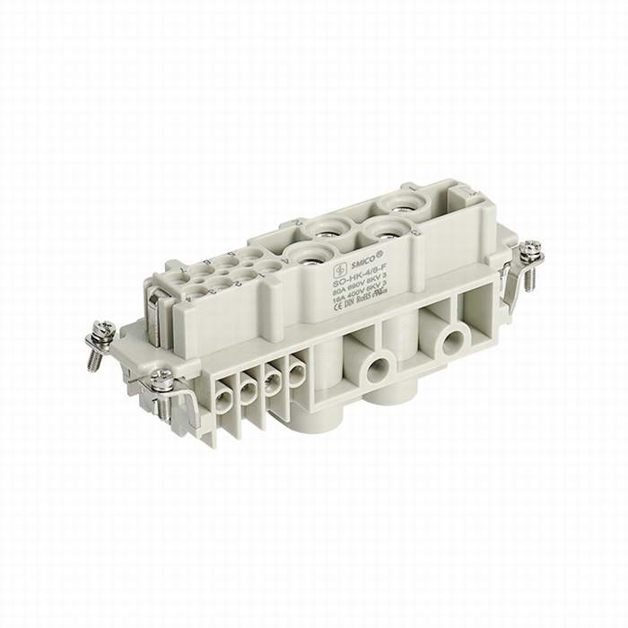 
                                 HK-004/8-F Conector rectangular para Servicio Pesado impermeable 09380122701 Conectores eléctricos industriales                            