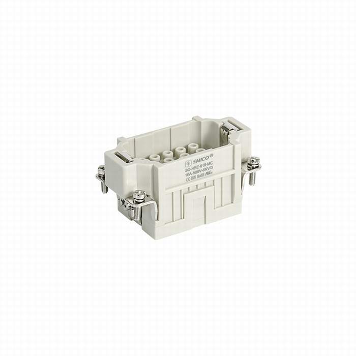 
                                 18pin Hee conector rectangular para servicio pesado de policarbonato de terminal de crimpado Sabic 09320183001                            