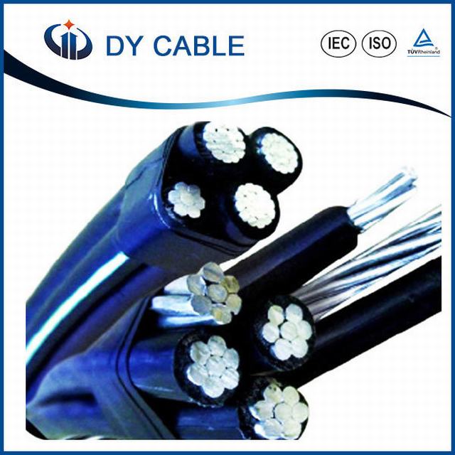  0.6/1kv 70sqmm obenliegend zusammengerolltes Kabel ABC-Luftkabel