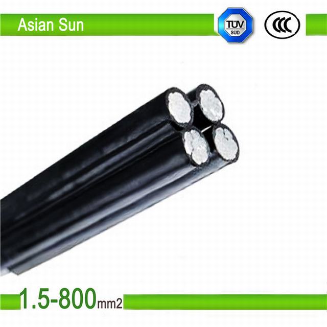 0.6/1kv Power Aluminum Conductor XLPE Insulated Overhead Aerial Bundle Cable