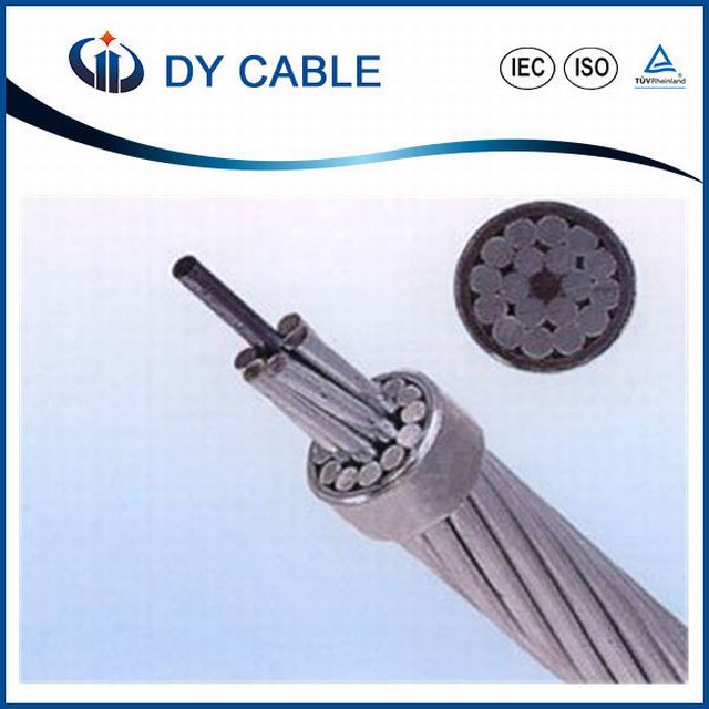  Со стандартом ASTM накладные стальные усиленные ACSR алюминиевого провода кабеля проводника