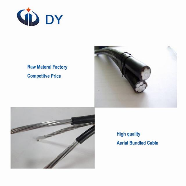Duplex Aluminum Conductor XLPE Insulated Aerial Bundled Cable