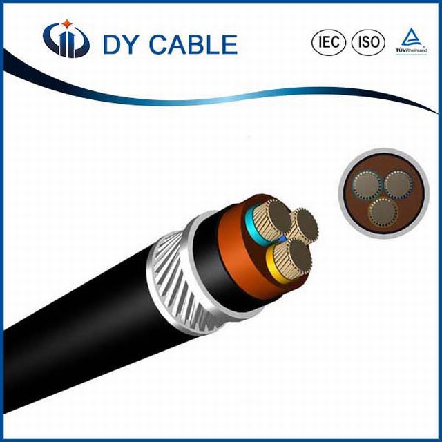  Venta caliente de baja tensión del cable eléctrico Cable de alimentación de aluminio