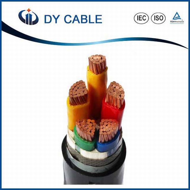  Tension faible de cuivre/XLPE/PVC Câble d'alimentation électrique du câble blindé