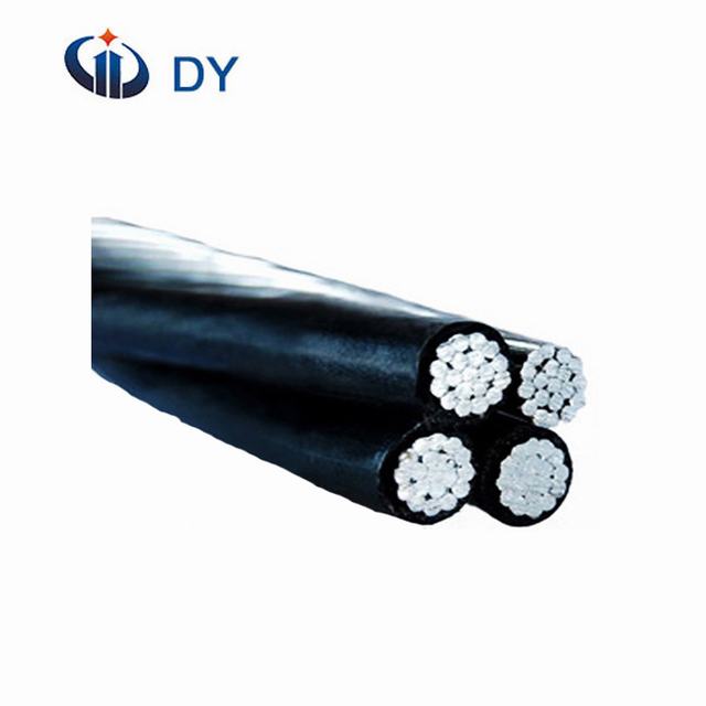  Isolation en polyéthylène réticulé PVC Aluminium fil câble ABC