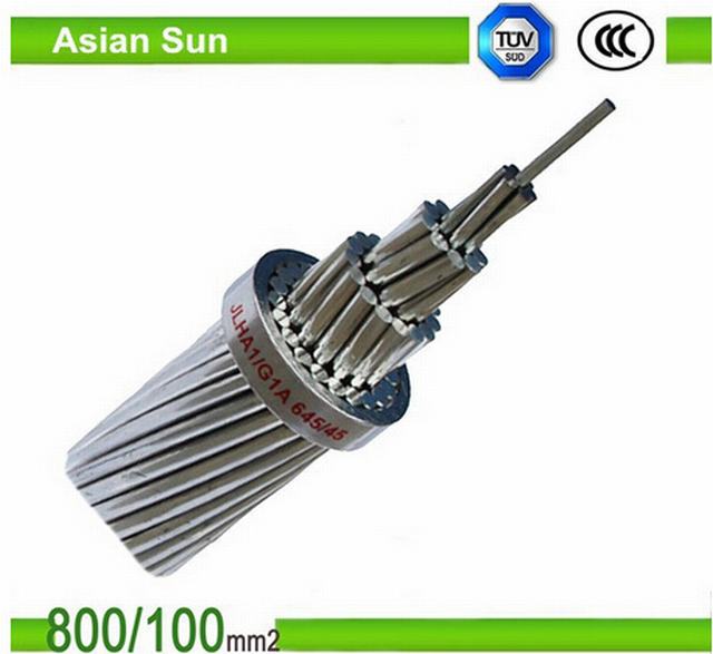  La transmisión de potencia y distribución de conductores ACSR Cable reforzado de acero en el tambor