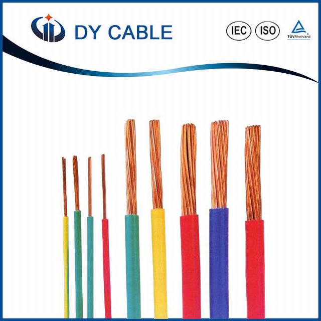  Single Core isolés de PVC Multi-Strand AWG14/AWG12 Thw fil de câble