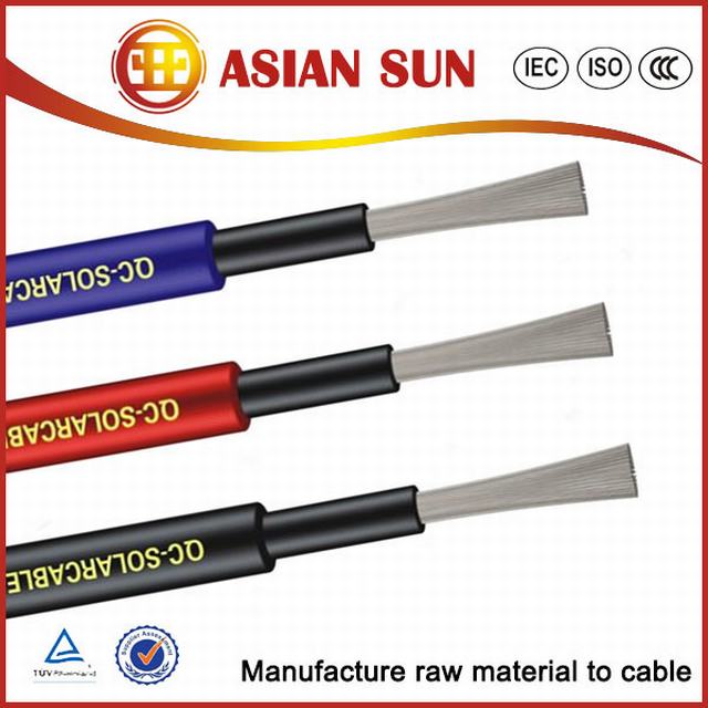 TUV Approved DC Solar Cable 6mm for Solar Power System