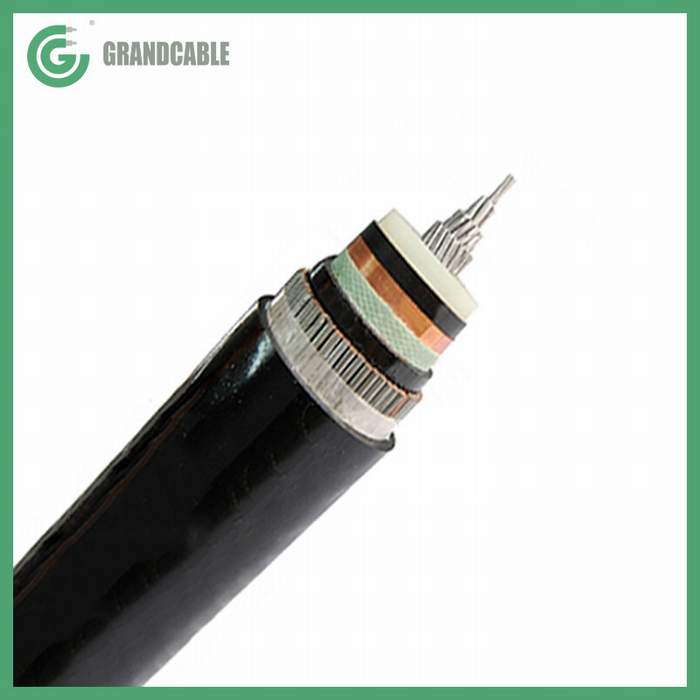 15kV 1 Core 500 MCM Aluminimum Conductor XLPE Insulated Power Cable AWA Armored Wire Armoured