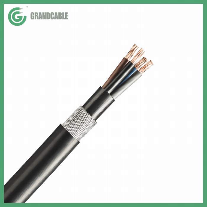 4X150mm2 BS5467 Low Voltage Armoured Cable XLPE Insulated PVC Sheahted 600/1000V