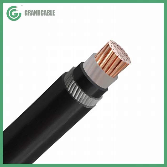 CU/PVC/AWA/PVC LV Underground Armoured Copper Power Cable 0.6/1kV IEC60502-1 1X500mm2