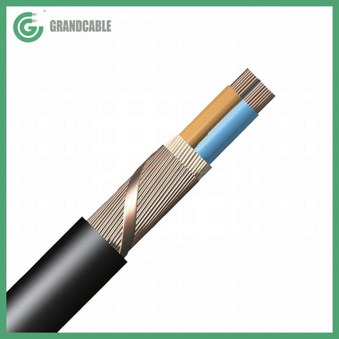 Low Voltage Single Core Power Cable 1X240 mm2 N2XCH CU/XLPE/CWS/LSF 0.6/1kV