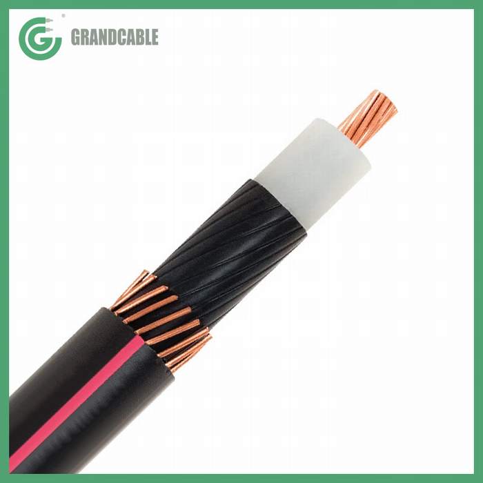 MV-90 UD Cable 35kV Copper 2500MCM Single Conductor Cross-linked Polyethylene Insulated Linear Low Density Polyethylene (LLDPE) Jacketed