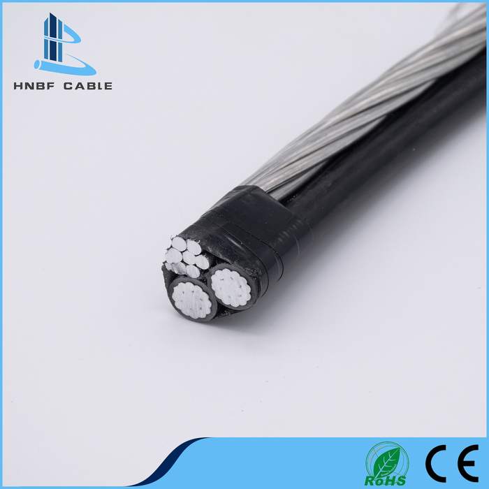 
                                 (AL/XLPE) Conducteur de fil d'acier aluminium Three-Core 0.6/1 Kv câble ABC                            