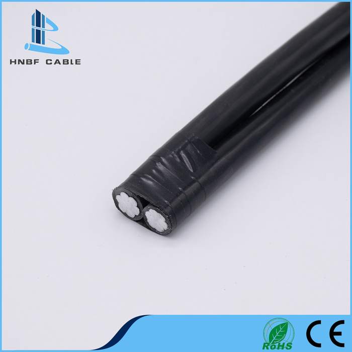 0.6/1.0kv Aluminum Conductor XLPE/PE Insulated Overhead Two Cores 2*70sqmm Aerial Bundled ABC Cable