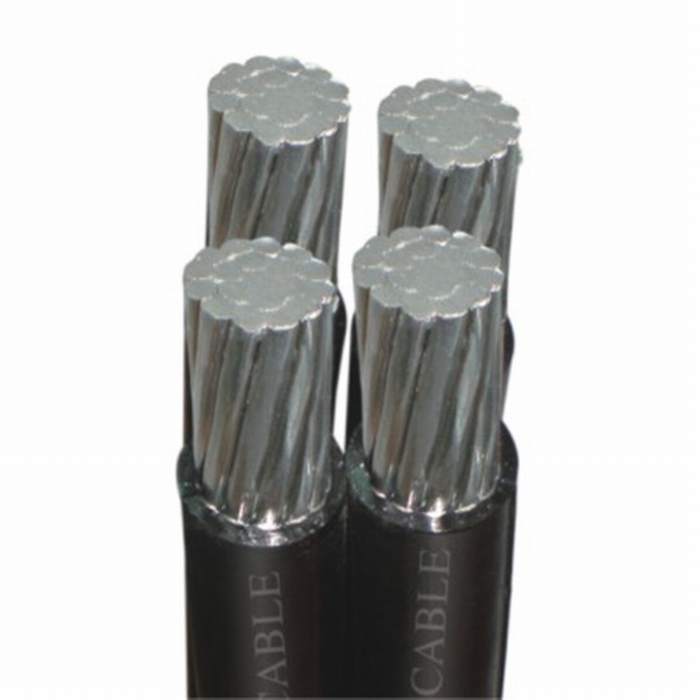 
                                 0.6/1.0kv Aluminiumleiter XLPE PET Kurbelgehäuse-Belüftung Isolierkabel 4*240sqmm ABC-Kabel                            