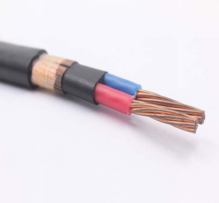
                                 0.6/1кв 2 Core медный кабель концентрического XLPE Condcutor электрического кабеля                            