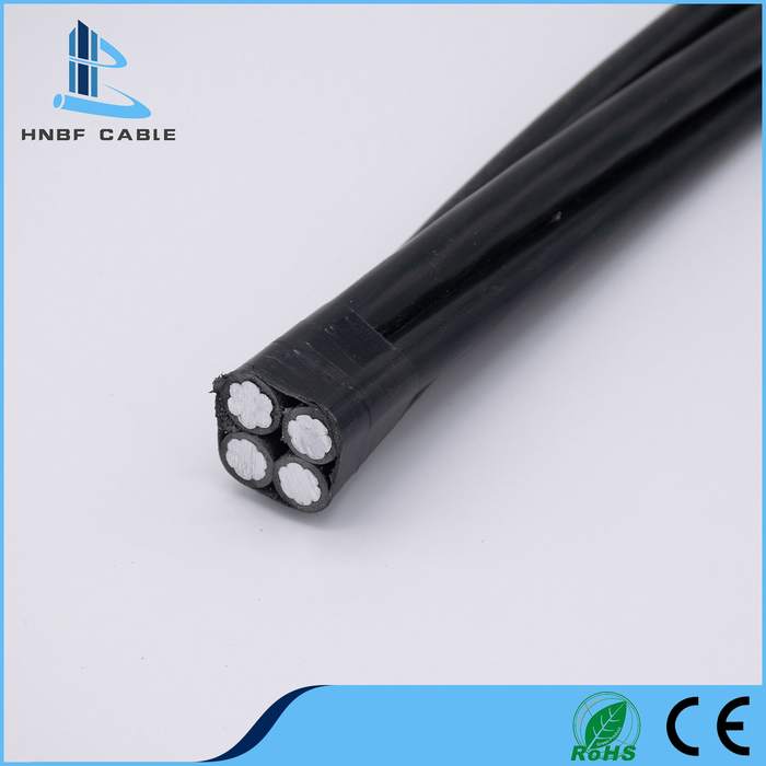 0.6/1kv Aerial Bundle Conductor XLPE/PE Insulation Electrical Overhead Cable