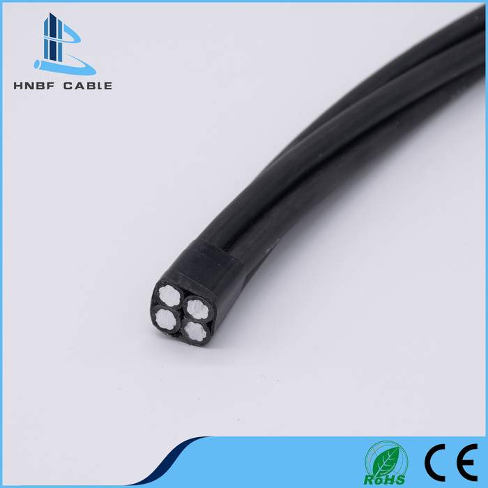 1*2AWG+2AWG ASTM Standard Overhead Electric ABC Cable