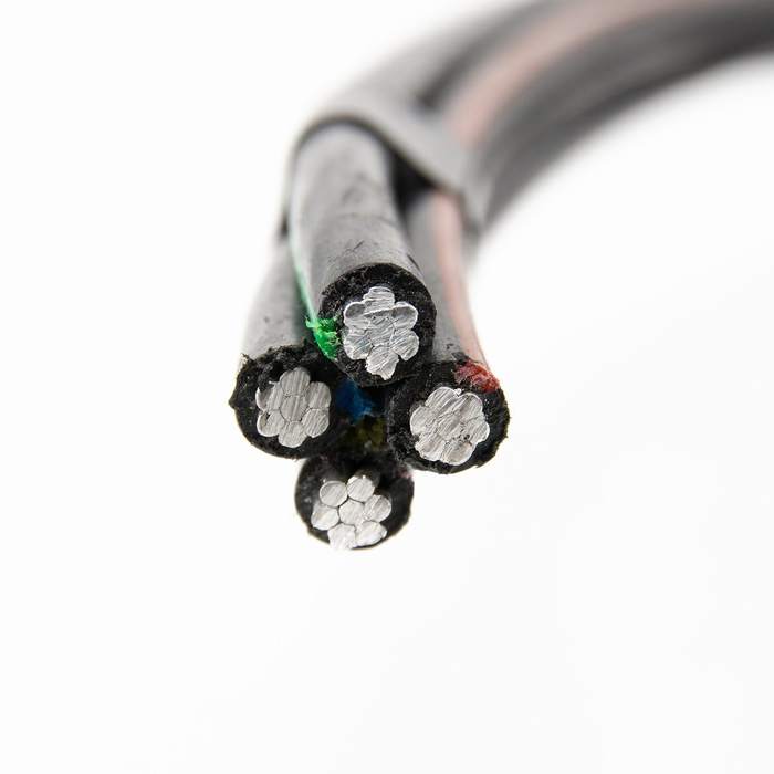 
                                 2*8AWG Antenne Câble duplex offre groupée de câble isolé en polyéthylène réticulé ABC                            