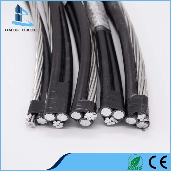 3X2/0AWG Aluminum or AAAC Conductor XLPE Insulation Triplex ABC Cable