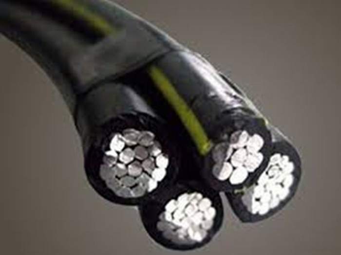 
                                 Kabel-Aluminiumleiter XLPE ABC-4*185sqmm PET Kurbelgehäuse-Belüftung verdrehtes Energien-Isolierkabel                            