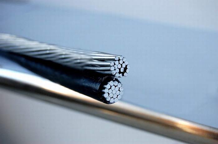 Aluminum Conductor Duplex Service Drop PE Insulated ABC Cable