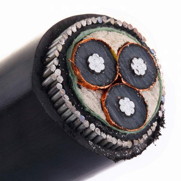
                                 Алюминиевый проводник XLPE ПВХ изоляцией ПВХ пламенно стальной лентыпровод алюминиевый провод бронированных трех ядер подземных 3*1,5-3*630мм2 кабель питания                            