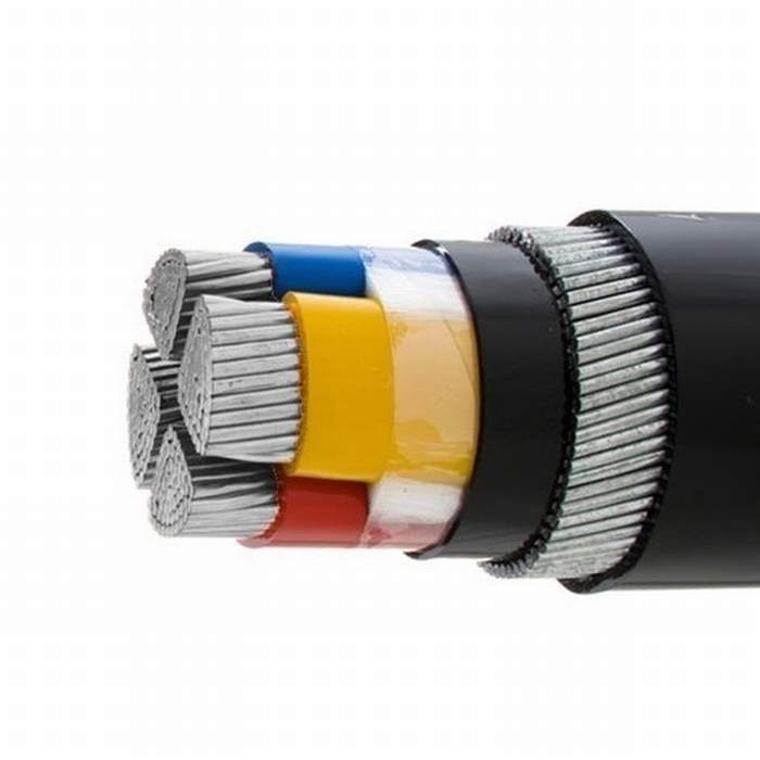 
                                 El conductor de aluminio recubierto de PVC aislante XLPE PVC Blindado con alambre de acero de 4 núcleos 4*1,5-4*630mm2 Cable de alimentación                            