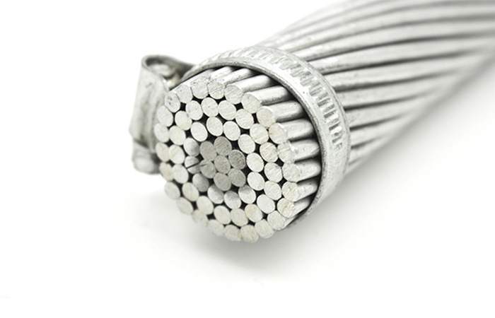 
                                 Алюминиевый проводник стальные усиленные ACSR оголенные провода кабеля                            