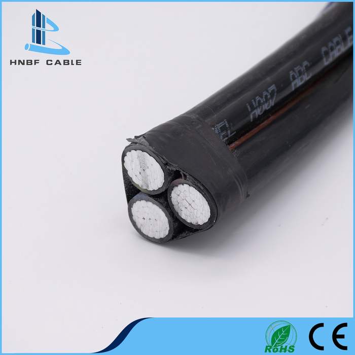 Aluminum Conductor XLPE/PE Insulated Aerial Bundled Power Cable 2*150sqmm ABC Cable