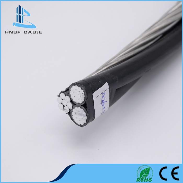 Aluminum XLPE 2X25+25 (Bare) mm Triplex Overhead Cable ABC Cable