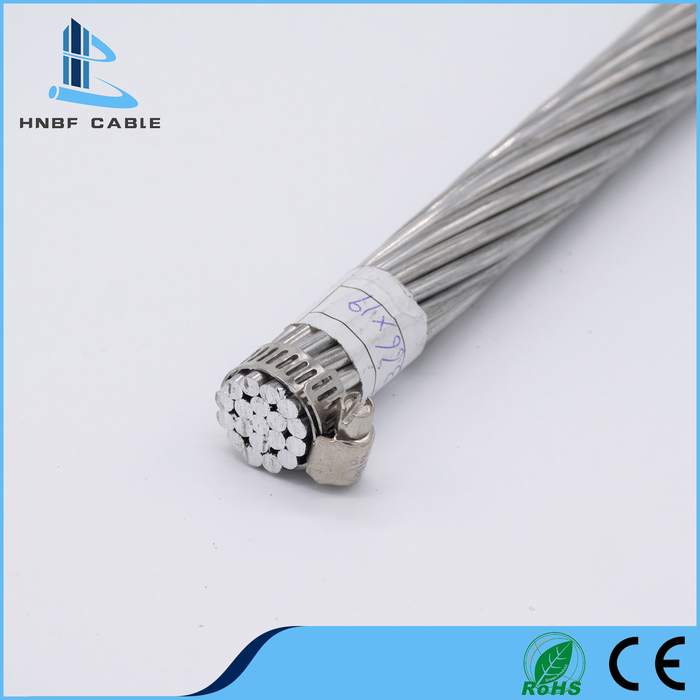 
                                 BS 150 MCM AAAC ceniza Cable conductor de aleación de aluminio para la red de transmisión de potencia superior                            