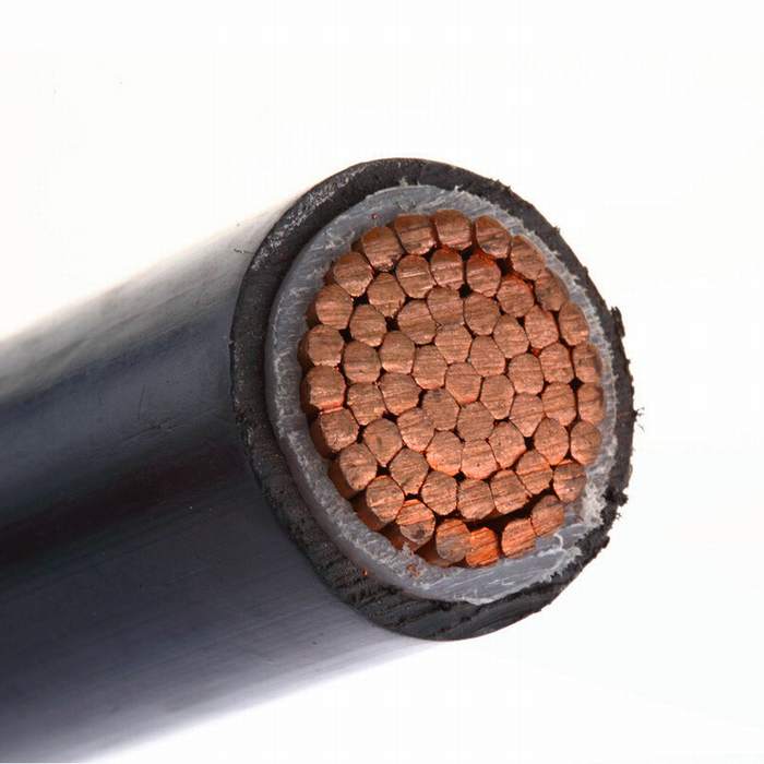 
                                 Bainha em PVC de condutores de cobre do cabo de alimentação do fio elétrico subterrâneo                            