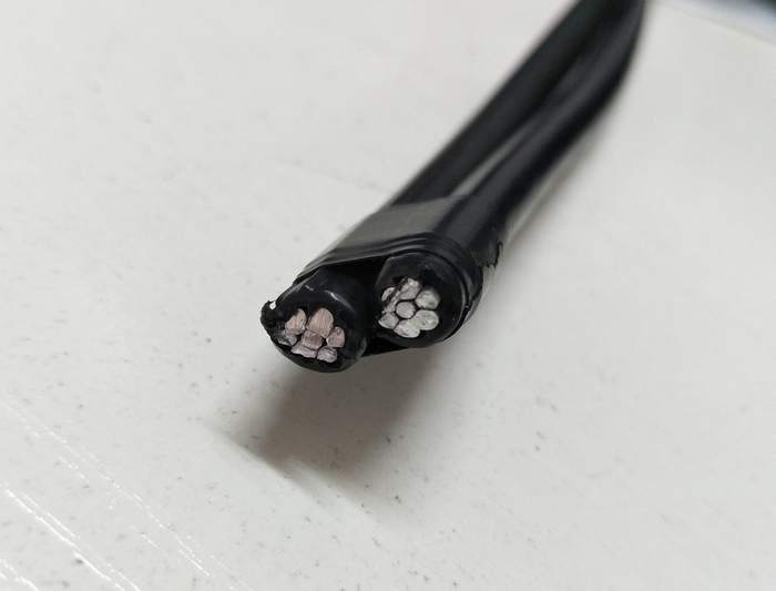
                                 Duplexservice-Absinken-zusammengerolltes Kabel XLPE Isolier-ABC-Luftkabel                            
