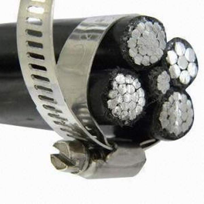 
                                 Cinco o más núcleos de conductores de aluminio Cable superior                            