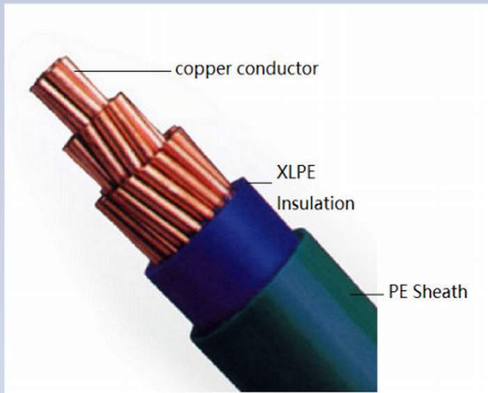 N2X2y 0.6/1kv 150mm2 XLPE Insulation Yjy Yjly Power Cable
