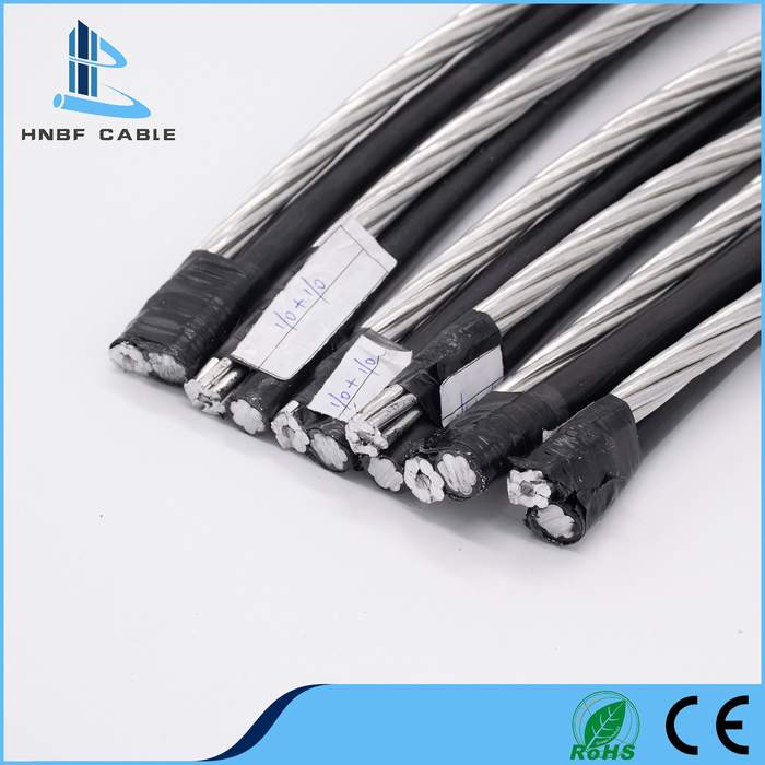 
                                 Tres núcleos Triplex caída de servicio de cable de aluminio aislante XLPE/PE 2*120+120sqmm Cable ABC                            