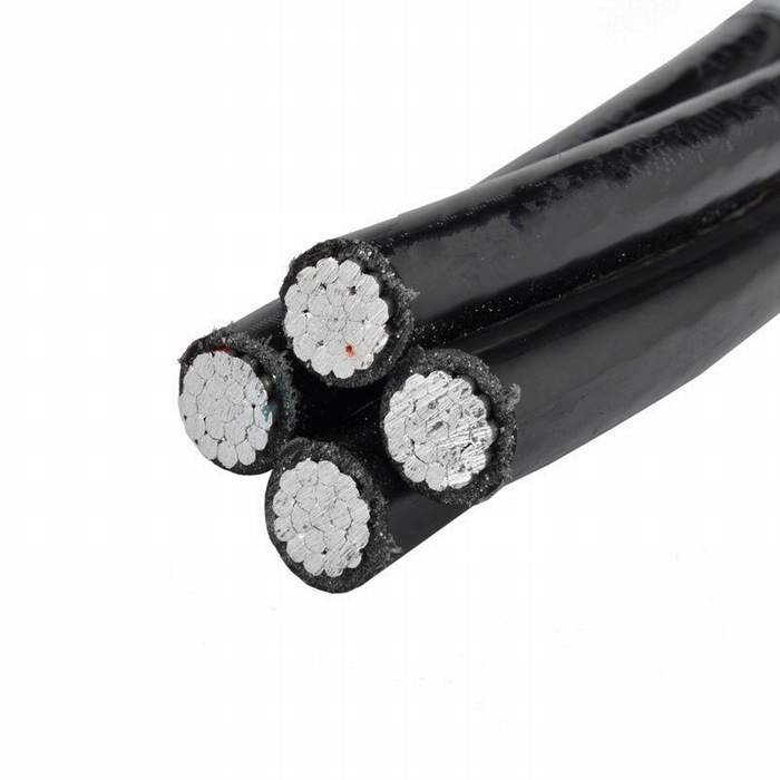 
                                 PE XLPE aislados con PVC, Cable de antena de techo de aluminio incluye 4*70sqmm Cable ABC 0.6/1.0kv                            