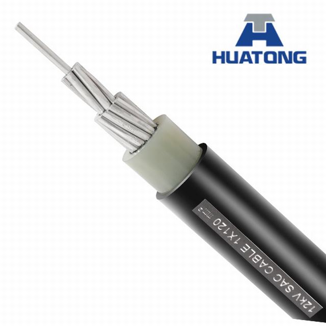 12kv-35kv Aluminum Conductor XLPE / HDPE Single Core Sac Cable