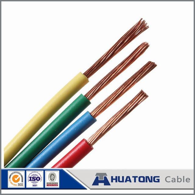 
                                 Bt 450/750V no fio do cabo elétrico único condutor do fio de cobre do fio elétrico                            